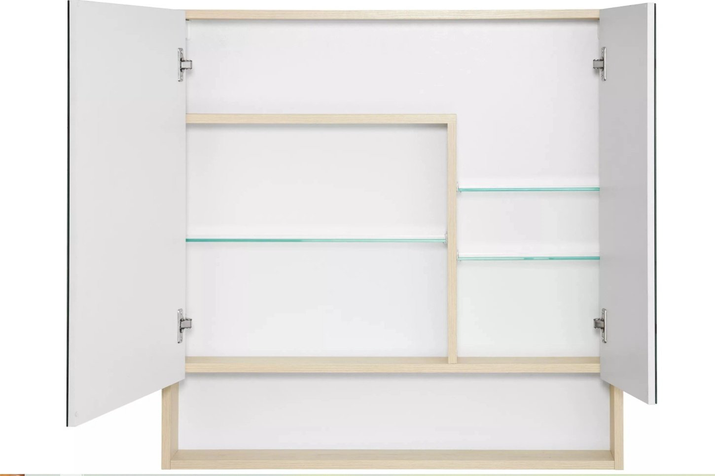 Шкаф навесной Акватон Сканди 90, 85x13x85 см, белый, коричневый купить,NaN