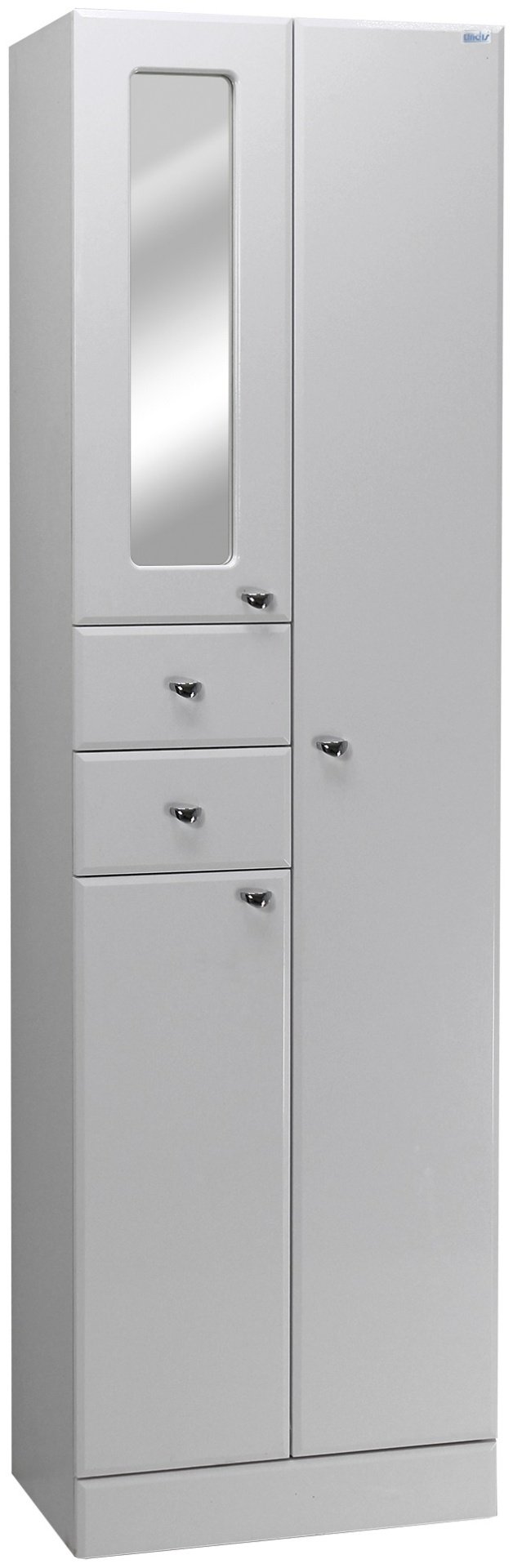 Шкаф напольный Lindis Крит, 55x33x186 см, белый