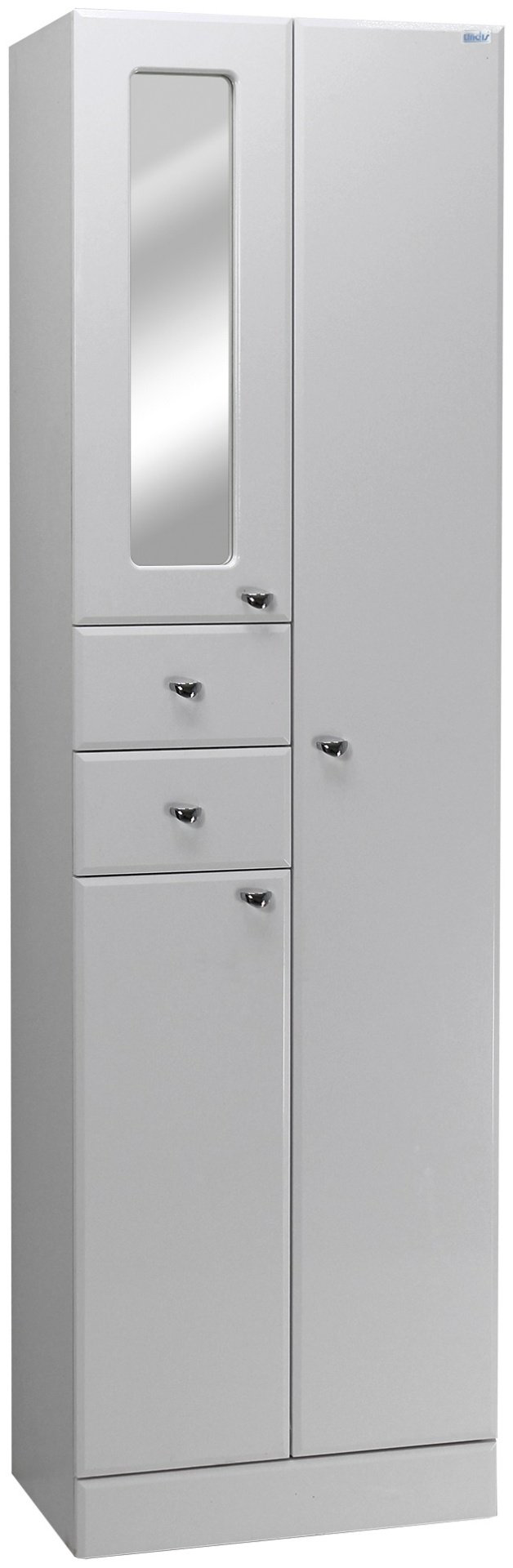 Шкаф-пенал Lindis Крит 55x33x186см белый купить,NaN