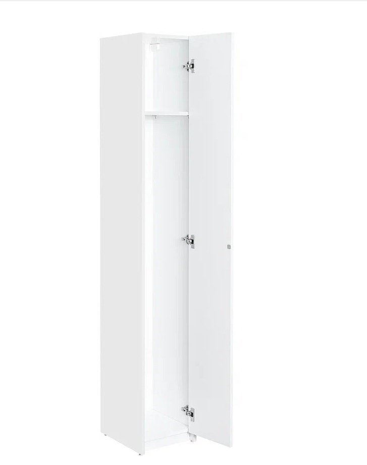 Шкаф напольный AQUATON K0000095736 31.2x26x198см белый купить,NaN