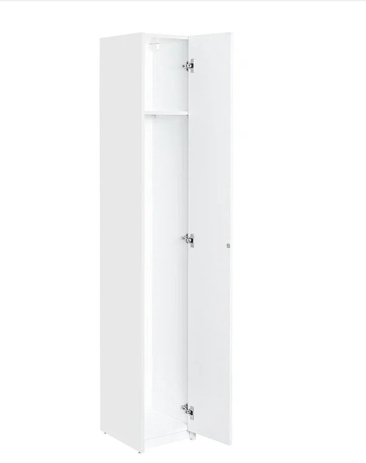 Шкаф напольный AQUATON K0000095736 31.2x26x198см белый купить,NaN