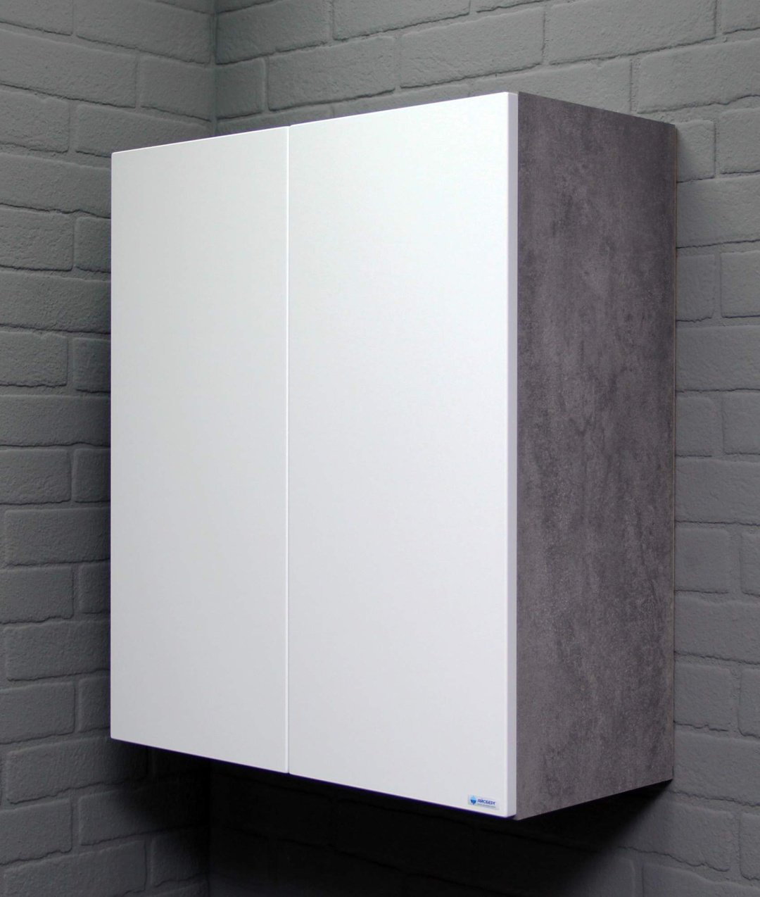 Шкаф навесной KABINKA.KZ DA1661H, 60x28.9x69.4 см, серый