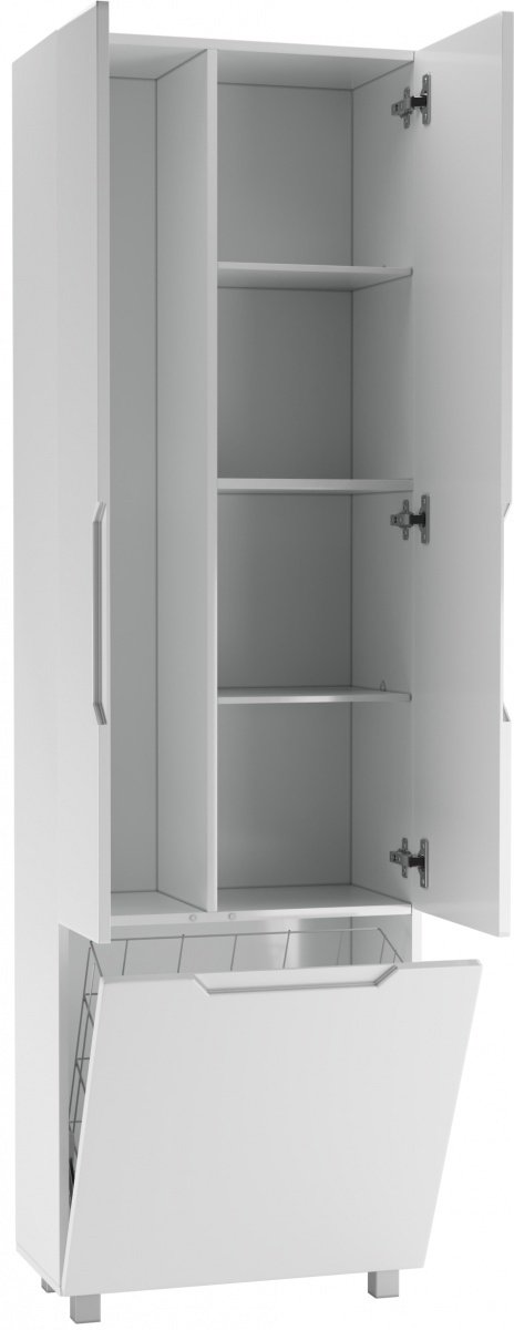 Шкаф-пенал напольный KABINKA.KZ Optima 60 , 60x32x195 см, белый