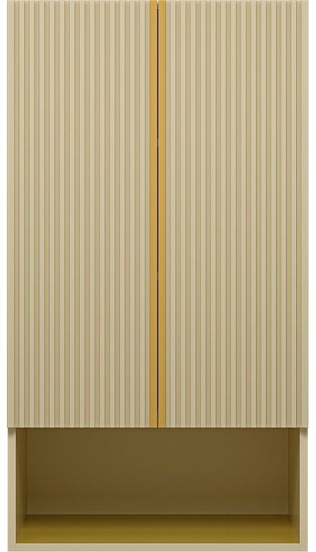 Шкаф навесной Brevita VEG-08060-031, 60x30.4x110 см, светло-коричневый