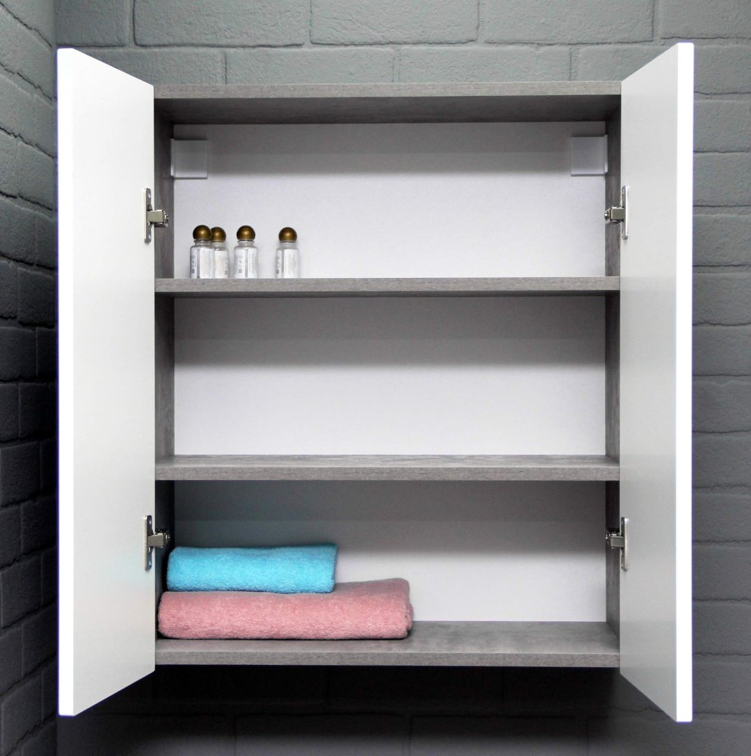 Шкаф навесной KABINKA.KZ DA1661H, 60x28.9x69.4 см, серый