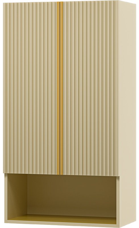 Шкаф навесной Brevita VEG-08060-031, 60x30.4x110 см, светло-коричневый