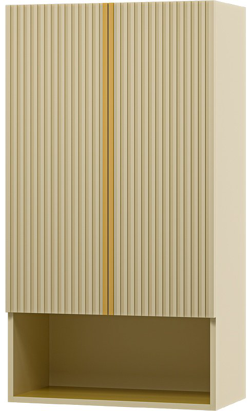 Шкаф навесной Brevita VEG-08060-031 60x30.4x110см светло-коричневый купить,NaN