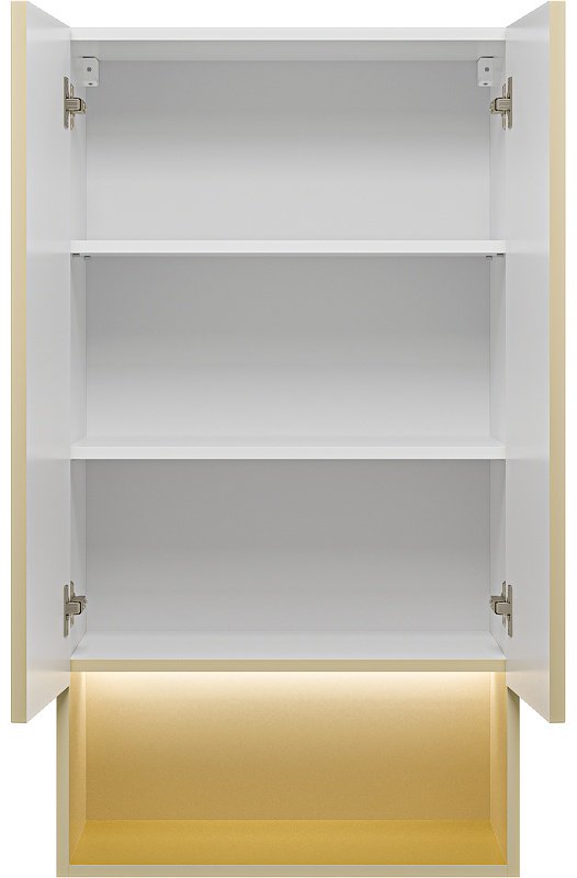 Шкаф навесной Brevita VEG-08060-031, 60x30.4x110 см, светло-коричневый