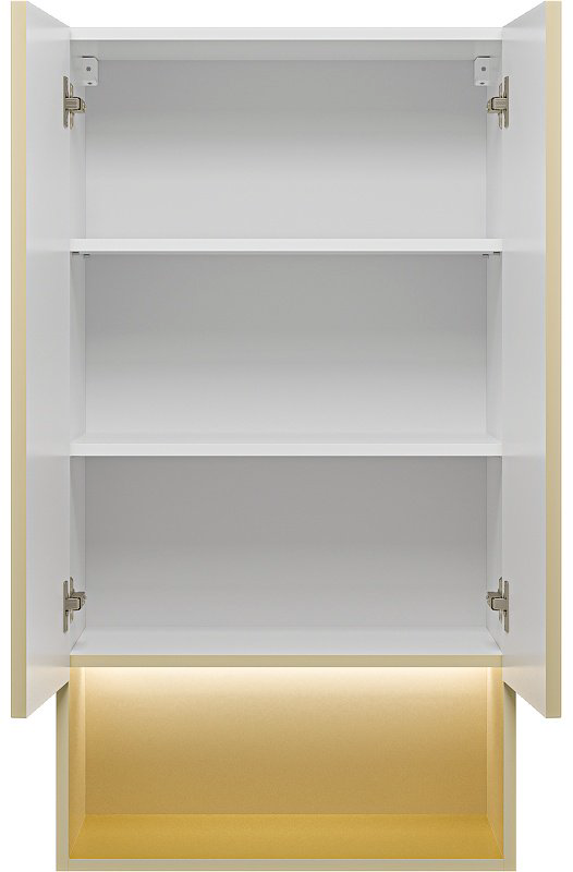 Шкаф навесной Brevita VEG-08060-031 60x30.4x110см светло-коричневый купить,NaN