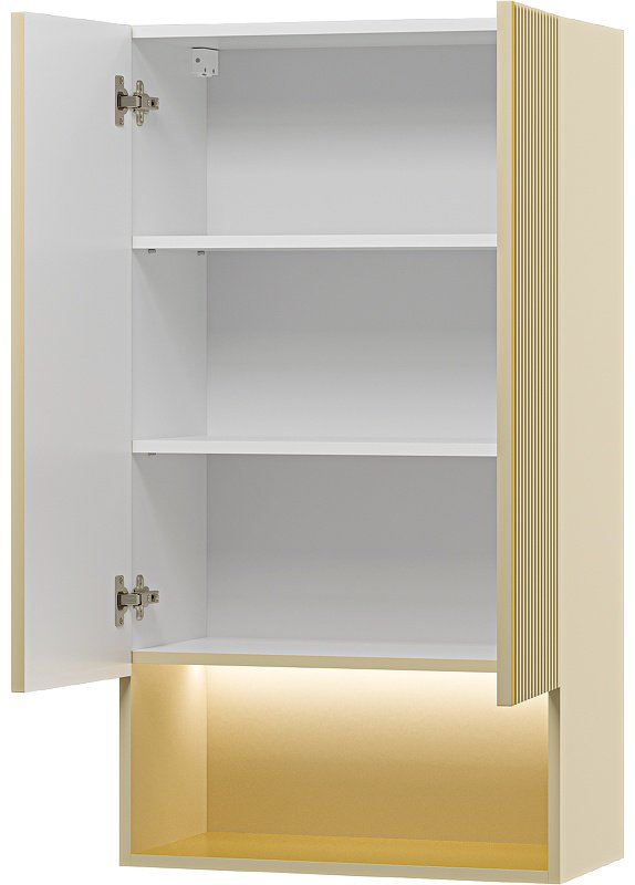 Шкаф навесной Brevita VEG-08060-031 60x30.4x110см светло-коричневый купить,NaN