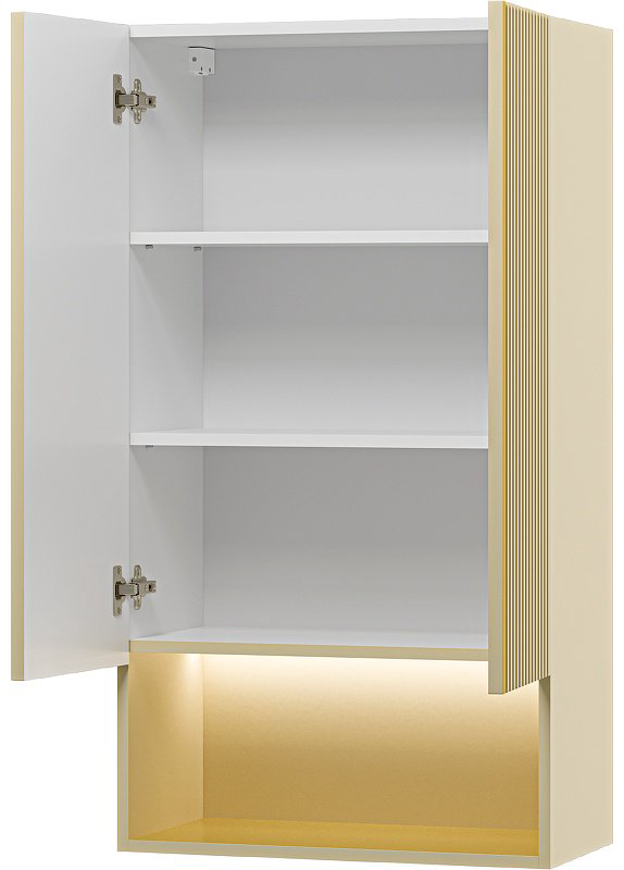 Шкаф навесной Brevita VEG-08060-031 60x30.4x110см светло-коричневый купить,NaN