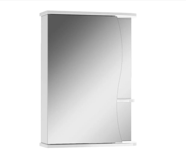 Шкаф зеркальный навесной Kabinka.kz Айсберг K0000228440 51.6x15.7x70см белый купить,NaN