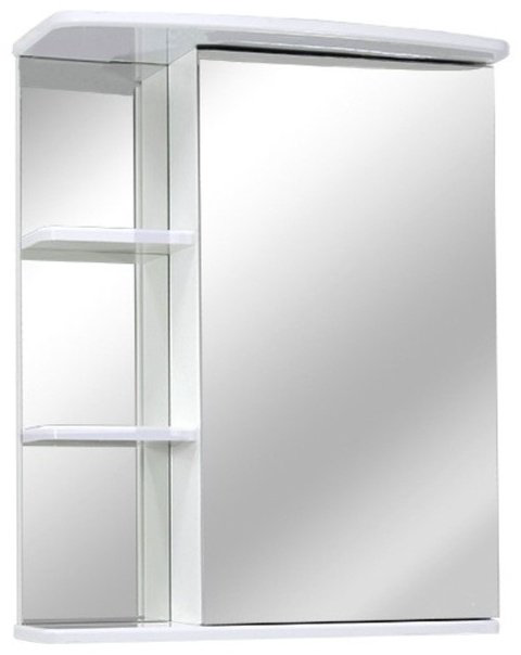 Шкаф навесной Lindis Троя 56.5x15x73см белый купить,NaN