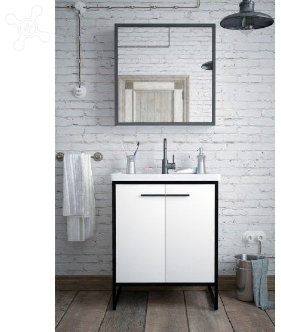 Шкаф навесной Corozo 60x15x70, Айрон 60"