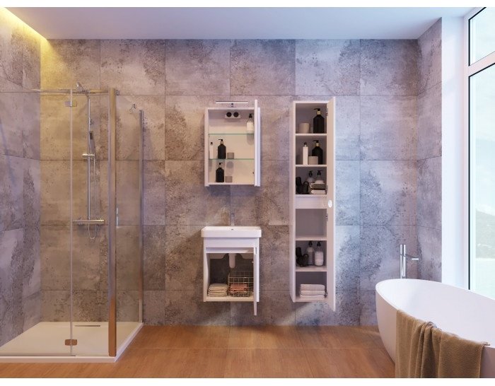 Шкаф навесной Juventa LvrMC-50, 50x16x70 см, белый