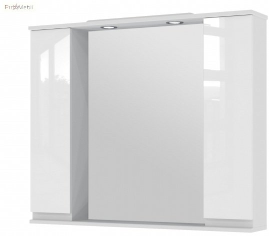 Juventa зеркало-шкаф Моника Новая МШНЗ3-100 100x83 см, настенное