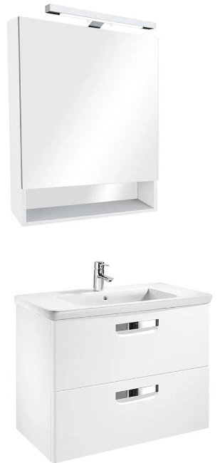 Шкаф навесной Roca The Gap Original 700 70x12.9x85см белый купить,NaN
