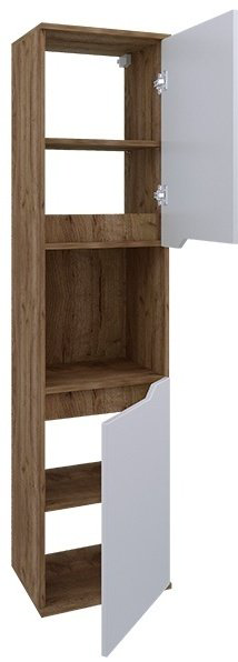 Шкаф навесной AVK Катрин 35x27x160см коричневый купить,NaN