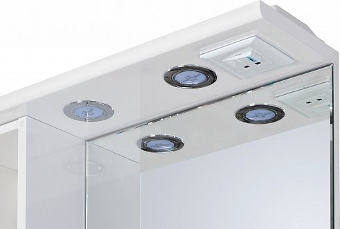 Шкаф навесной Акватон Онда 1A009802ON01L 58.6x17.2x79.8см белый купить,NaN