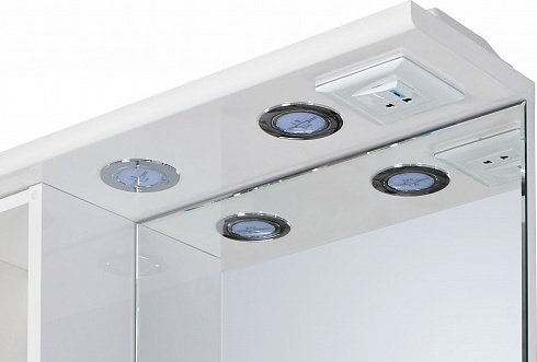 Шкаф навесной Акватон Онда 1A009802ON01L 58.6x17.2x79.8см белый купить,NaN