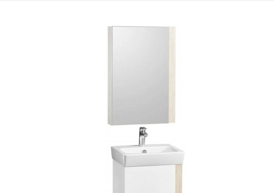 Шкаф навесной Aquaton K0000095711 55x13x80см бежевый купить,NaN