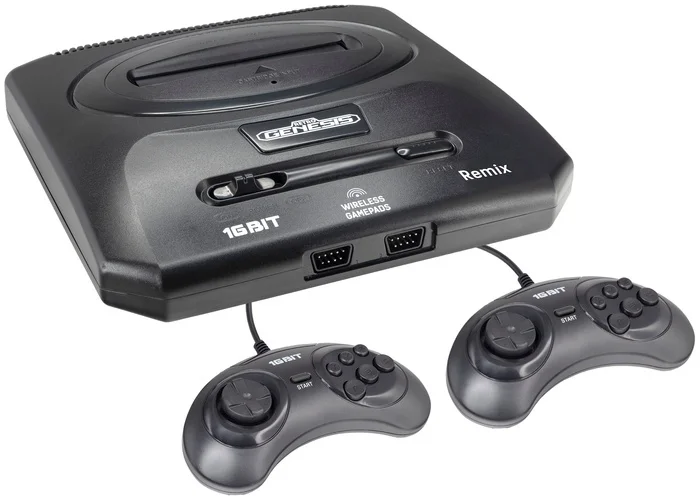 Игровая приставка Sega Retro Genesis Remix + 600 игр Black