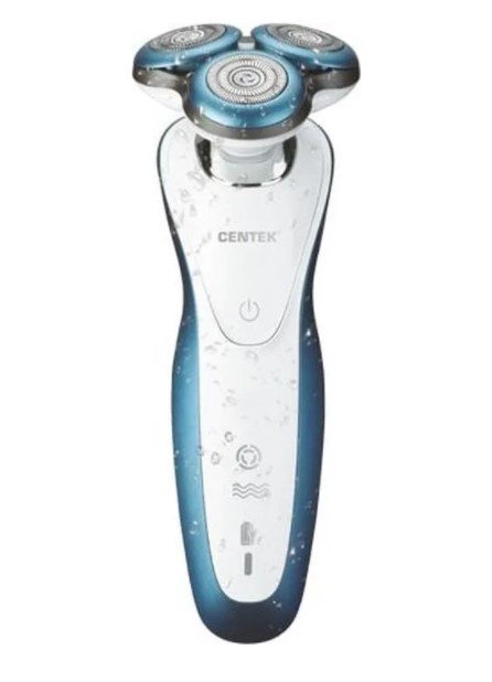 Электробритва Centek CT-2163 бело-голубой 