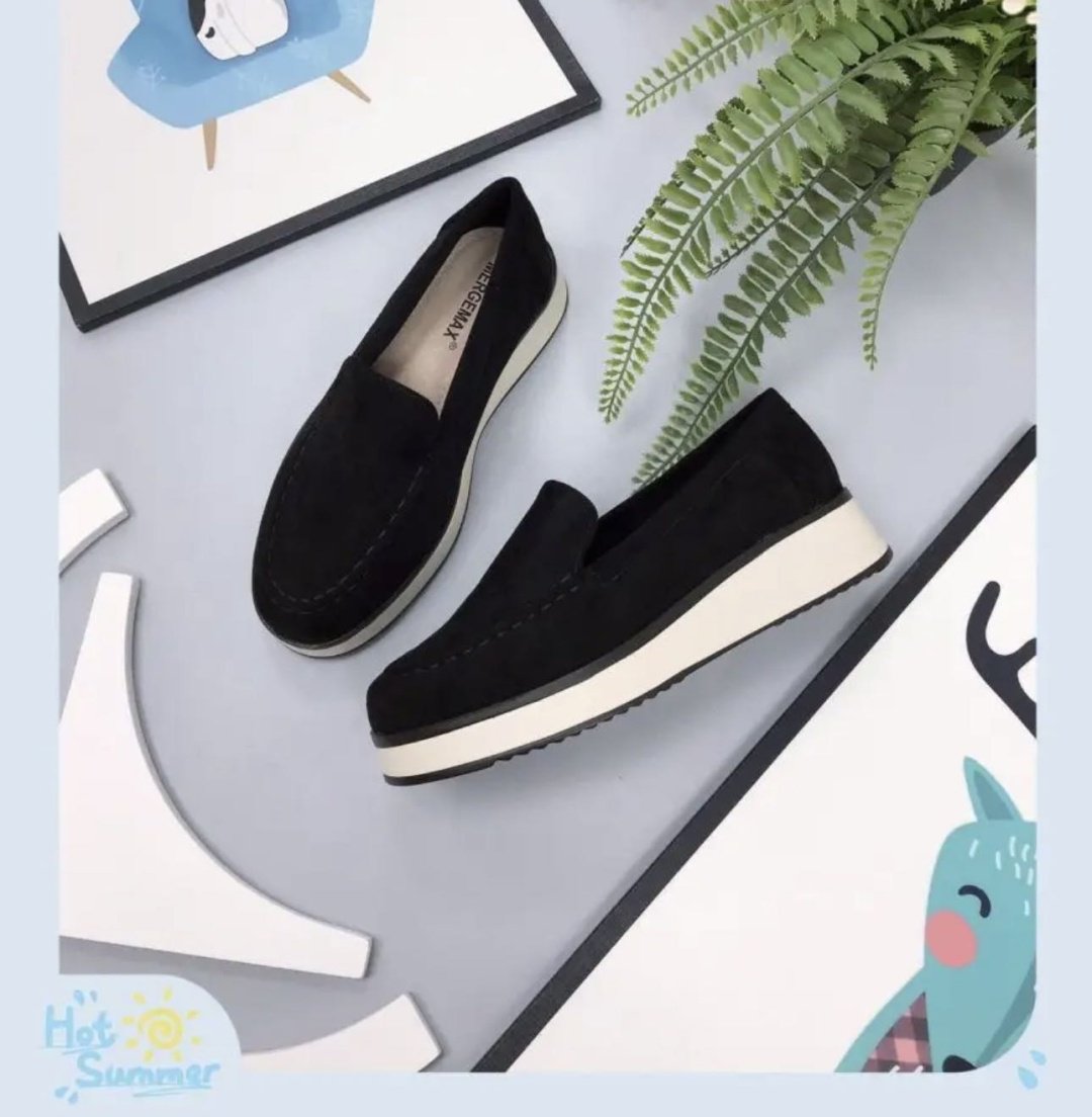 Лоферы Fashion chic черный, серебристый