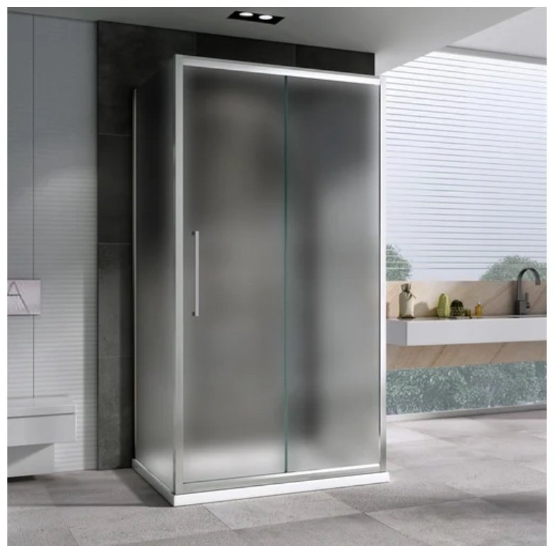 Душевое ограждение Abber трехстенное AG30170MH-S50M-S50M, 1700х1950 мм купить,NaN