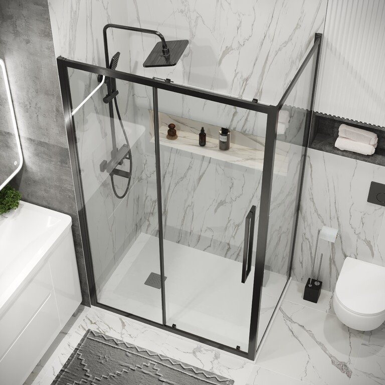 Душевое ограждение Grossman двухстенное 120.K33.02.1290.42.00 Cosmo, 1200х1950 мм купить,NaN
