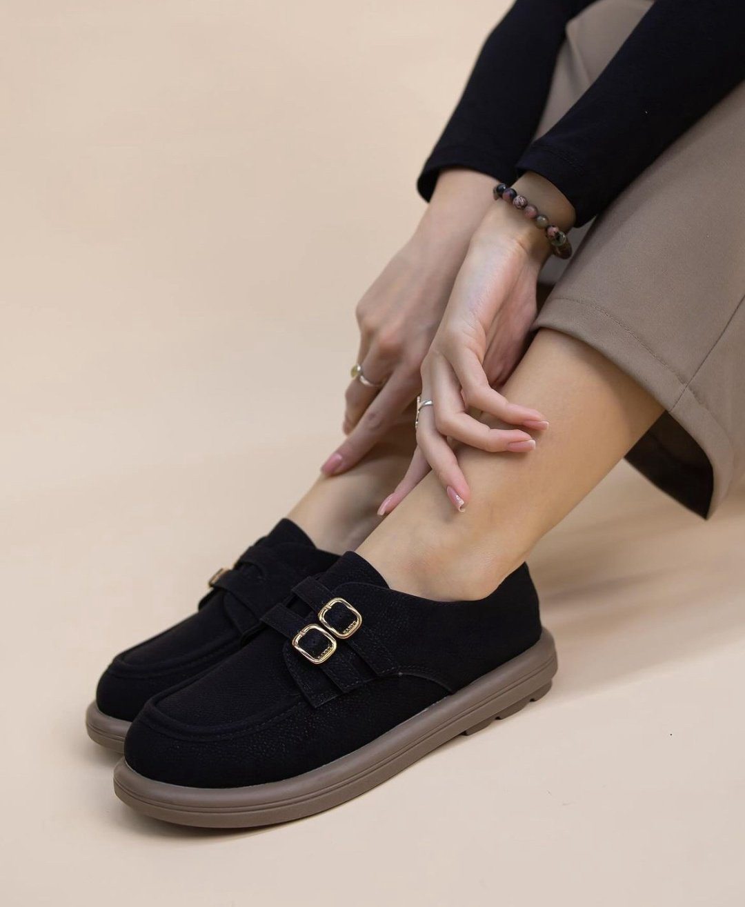 Лоферы Fashion chic черный купить,NaN