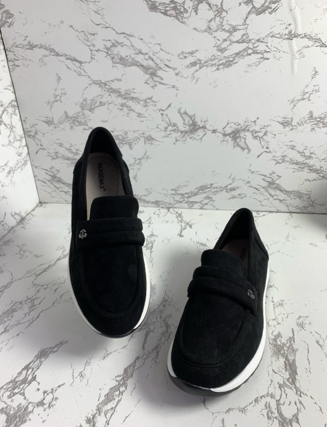 Лоферы Fashion chic графит, серебристый
