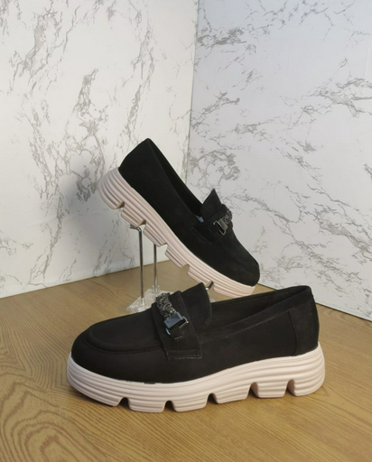 Лоферы Fashion chic графит, серый