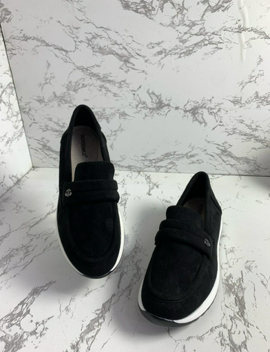 Лоферы Fashion chic графит, серебристый