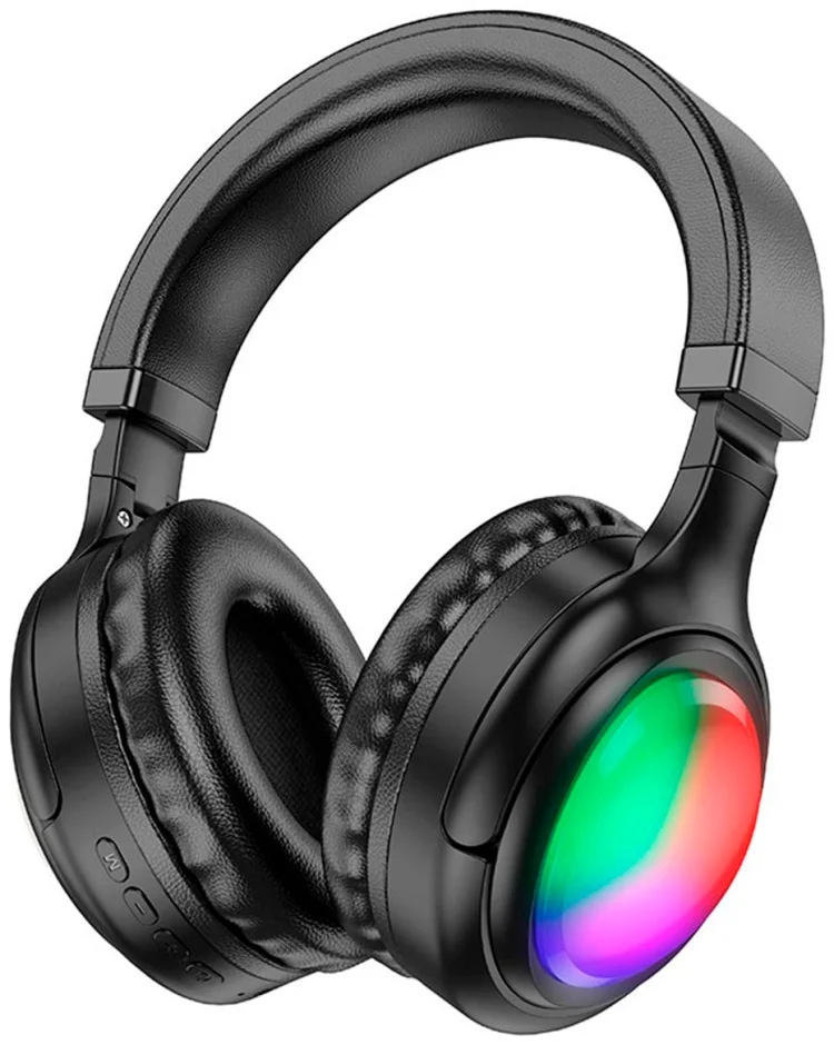 Наушники Hoco W48 Focus RGB Black купить,NaN