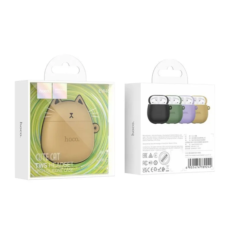 Наушники Hoco W45 Beige Cat купить,NaN