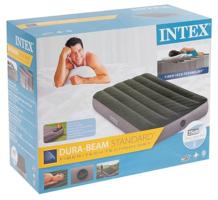 Матрас надувной Intex Dura-Beam Downy Airbed 64761 купить,NaN