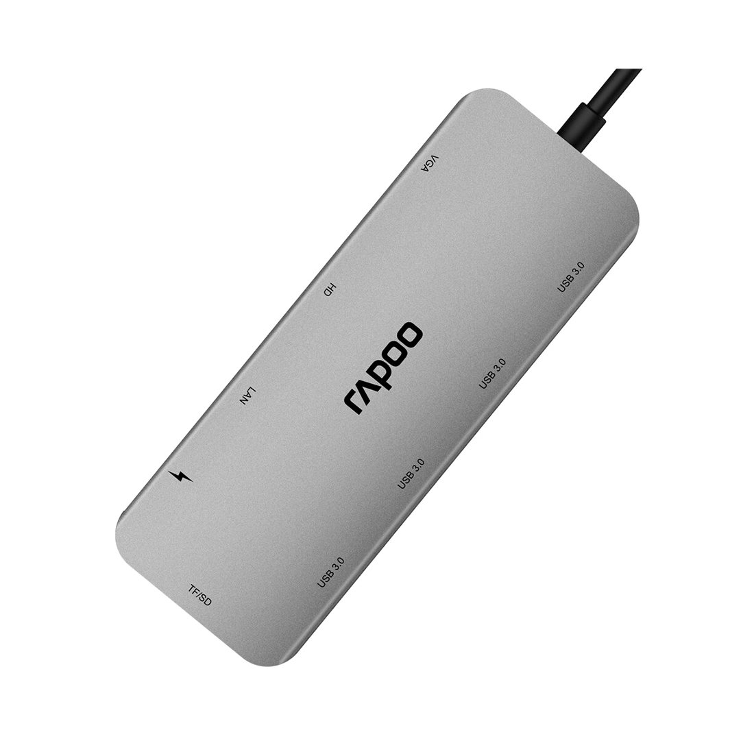 Док-станция Rapoo XD200C серебристая