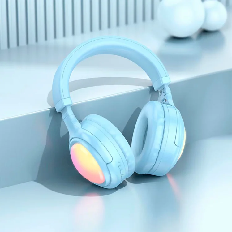 Наушники Hoco W48 Focus RGB Blue купить,NaN
