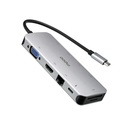 Док-станция Rapoo XD200C серебристая
