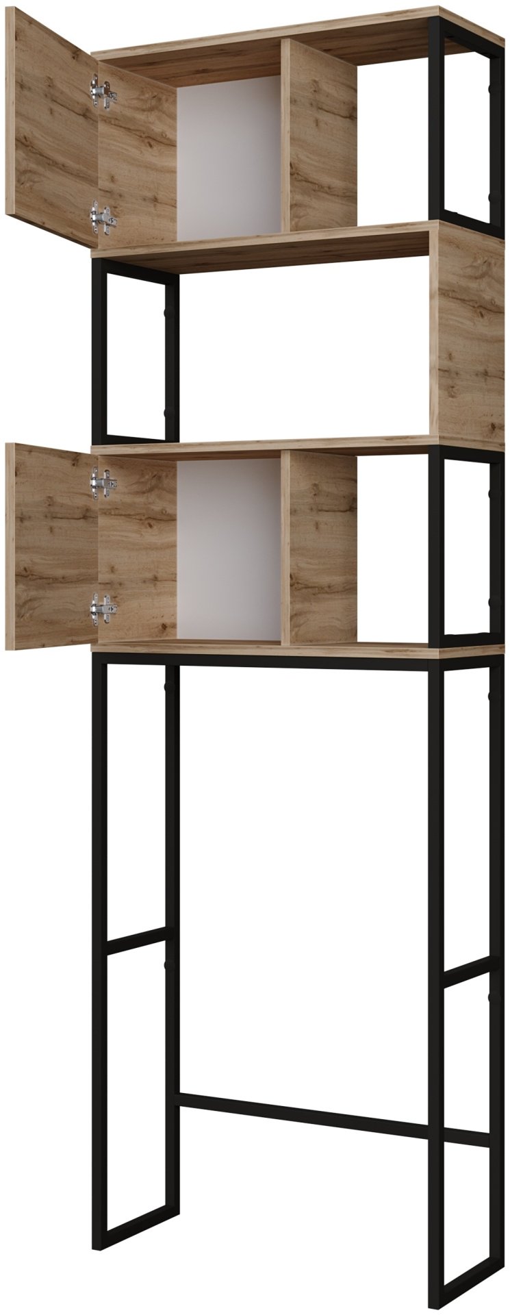 Шкаф напольный 1Marka Grunce Loft Ц0000005249 66x25x200см коричневый купить,NaN