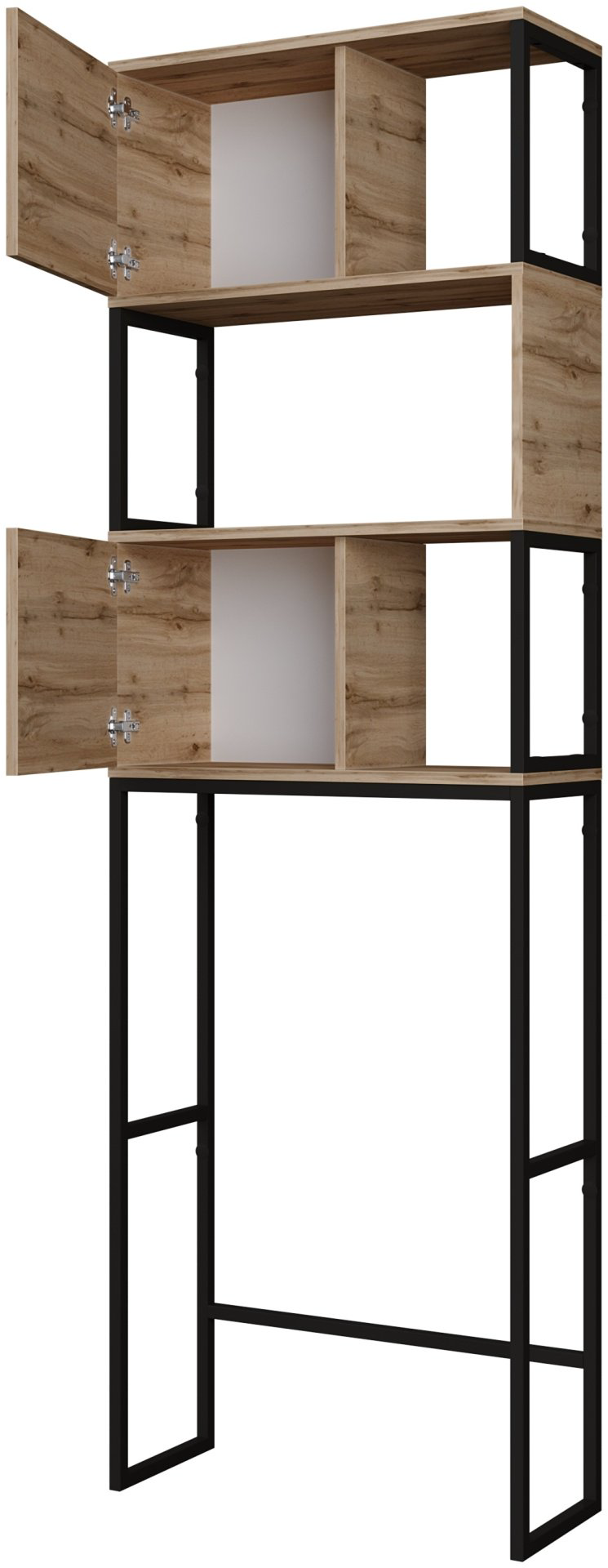 Шкаф напольный 1Marka Grunce Loft Ц0000005249 66x25x200см коричневый купить,NaN