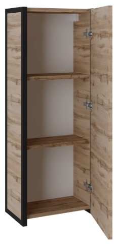 Шкаф-пенал навесной 1Marka GRUNGE LOFT 35П 1д 35x20x90см коричневый купить,NaN