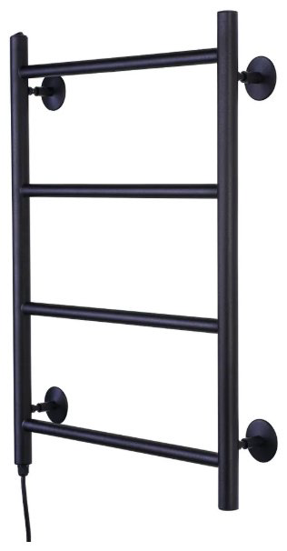 Полотенцесушитель ОЛИМП электрический Elpst4-4060-black-m, лесенка 40x60 см купить,75704