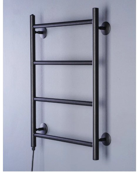 Полотенцесушитель ОЛИМП электрический Elpst4-4060-black-m, лесенка 40x60 см купить,75704