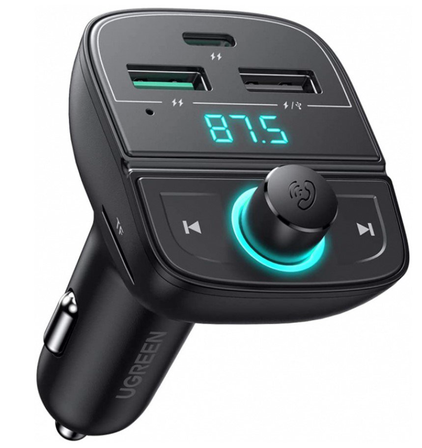 Автомобильное зарядное устройство Ugreen CD229 80910 черное купить,11990