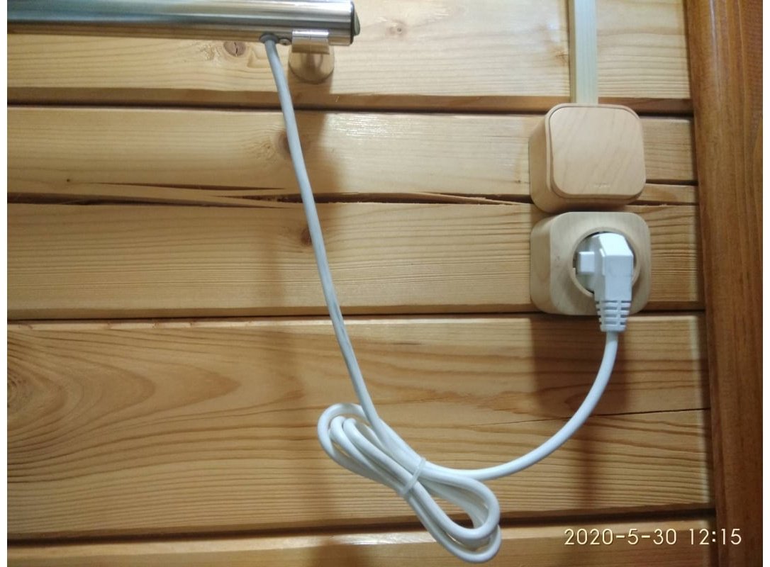 Полотенцесушитель Tera электрический ПСН-05-02 пакет, M-образный 50x50 см