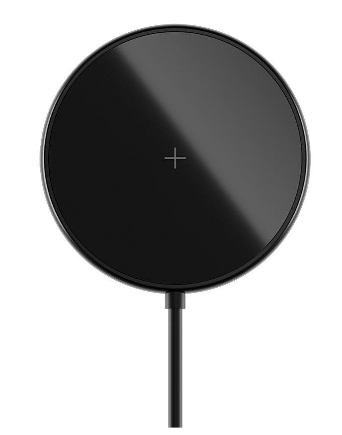 Беспроводное зарядное устройство Olmio MagCharge QI 15W черное