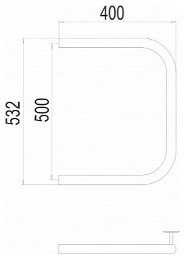 Полотенцесушитель TERMINUS водяной 4620768881459, П-образный 50x40 см купить,NaN