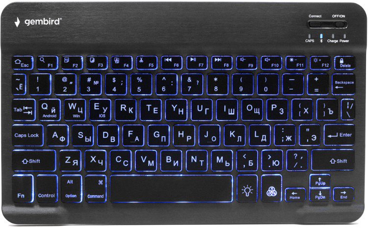 Клавиатура Gembird KBW-4 серая - ForteMarket Клавиатура Gembird KBW-4 серая купить,0
